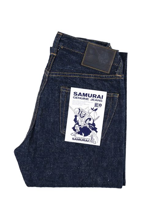 Samurai S211AX AI-BENKEI 18oz Natural Indigo Denim Jean - Straight Tapered Samurai Jeans, Indigo Color, Indigo Jeans, Deep Indigo, Jean Straight, Indigo Colour, Indigo Denim, Japanese Denim, Comfortable Tops