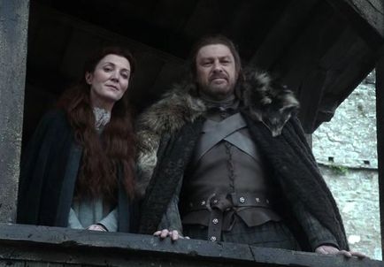 Michelle Fairley and Sean Bean as Catelyn Stark and Eddard Stark in Game of Thrones King Robert Baratheon, Michelle Fairley, Web Weaving, Eddard Stark, Catelyn Stark, Game Of Thrones Winter, Petyr Baelish, Ned Stark, Sean Bean