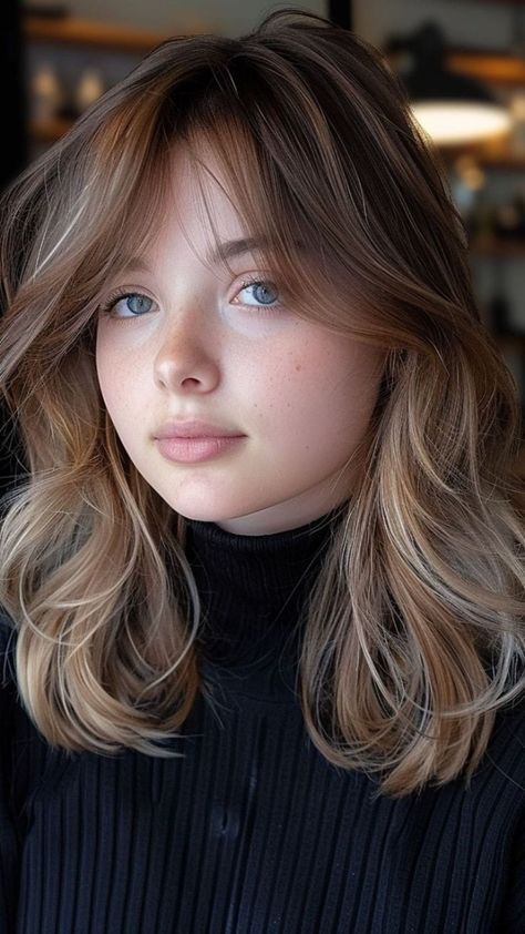 Chubby Face Haircuts, Summer Nails Ideas, Bangs For Round Face, Fresh Haircut, Stylish Hairstyles, Choppy Bob Hairstyles, Haircut Inspiration, Hair 2024, Round Face Haircuts