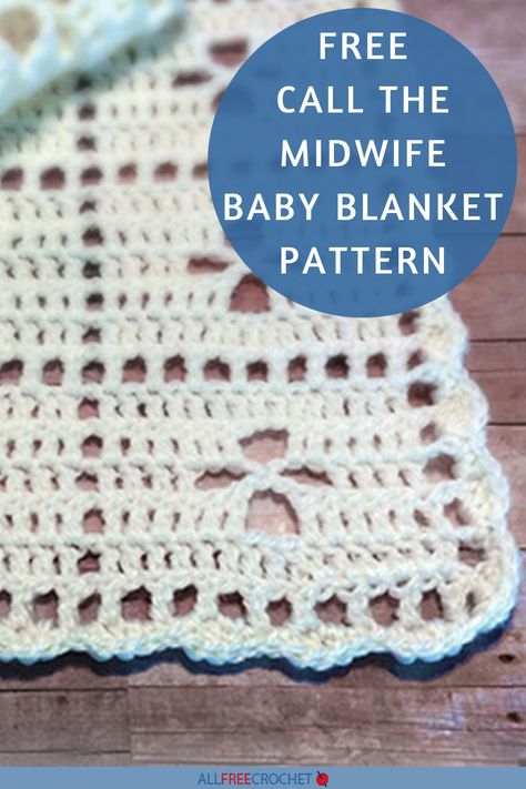 Call the Midwife Baby Blanket Free Crochet Pattern Call The Midwife Crochet Blanket, Crochet Call The Midwife Blanket Free Pattern, Crochet Call The Midwife Blanket, Midwife Blanket Crochet Pattern, Midwife Crochet Blanket Free Pattern, Free Filet Crochet Patterns Charts, Call The Midwife Blanket Pattern Free, Midwife Crochet Blanket, Filet Crochet Patterns Free Charts