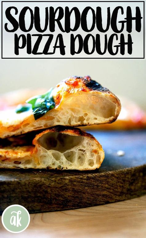 Pizza Sourdough, Sourdough Tips, All Purpose Flour Recipes, Sourdough Pizza Dough, Simple Sourdough, Sourdough Pizza Crust, Pizza Shapes, Starter Recipes, Sourdough Starter Recipe