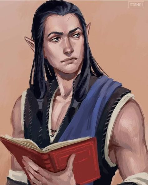 High Elf Male, Dnd Elves, Male Elf, Pillars Of Eternity, Elf Man, Elf Art, Instagram Illustration, High Elf, Dungeons And Dragons Characters