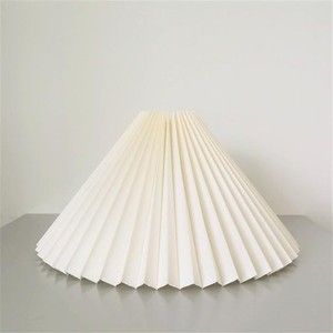 Plaster Lamp, Pleated Lamp, Lampshade Fabric, Pleated Lampshade, Danish Lighting, Diy Plaster, Scandinavian Home Decor, Knife Pleat, Diy Shades