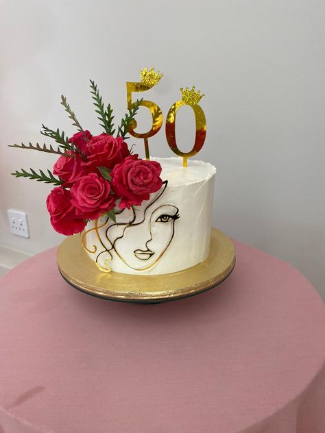 50th Birthday Cake For Women Mom, Cake For 50th Birthday For Women, 50th Cake For Women, Cake 50th Birthday Woman, 50th Bday Cake For Women, Birthday Cake 50th Women, 50th Birthday Cake Ideas For Women, 50 Birthday Cake Ideas For Women, Lady Face Cake