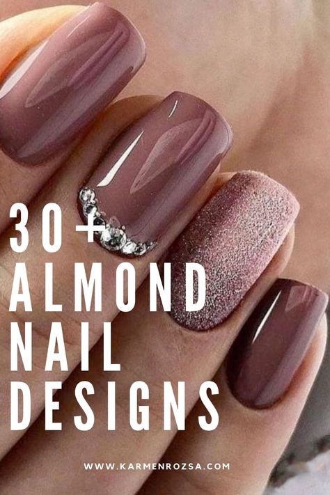 30+ almond nail designs for spring to match your spring outfit and spring style. Nail styles don't have to break the bank! Try the elegant almond nail design for affordable spring nails. Experiment with soft pastel shades, French tips, or playful polka dots to add a touch of seasonal flair. Get ready to turn heads with your stylish and budget-friendly manicure! 💅💲🌷 Easy Fall Nail Designs, Summer Nail Color, Almond Nail Designs, Wine Nails, Simple Fall Nails, Fall Manicure, Nail Color Trends, Fall Gel Nails, Nail Polish Ideas