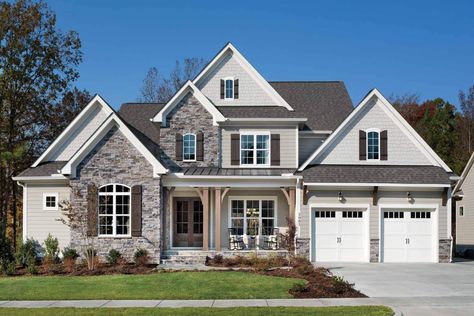 The Franklin Plan | AR Homes® by Arthur Rutenberg Craftsman House Exterior, Arthur Rutenberg Homes, Modern Suburban House, Park Plan, Preppy House, Two Story House Design, Suburban House, Dream Life House, American Houses