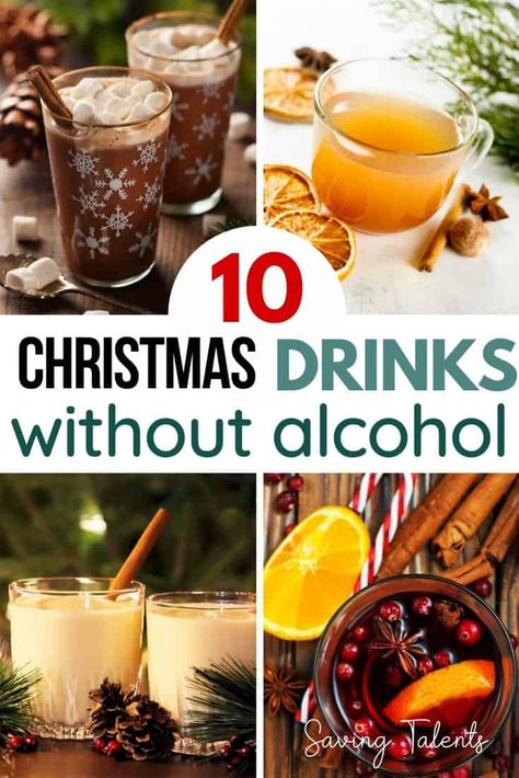 Christmas Drinks Nonalcoholic Crockpot, Christmas Party Drink Ideas Non Alcoholic, Holiday Drinks Nonalcoholic Cold, Non Achololic Christmas Drinks, Non Alcoholic Gluhwein, Holiday Non Alcoholic Drinks Christmas, Christmas Dinner Drinks Non Alcoholic, Alcohol Free Holiday Drinks, Non Alcoholic Drinks For Winter