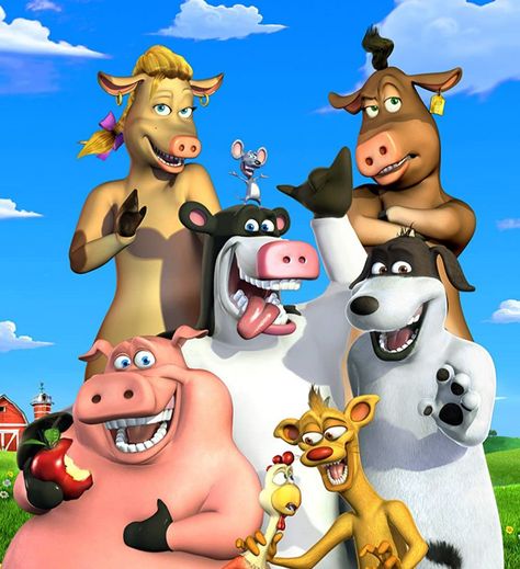 Back At The Barnyard, The Barnyard, Nickelodeon Cartoons, Nickelodeon Shows, Childhood Movies, Cartoon Posters, Cartoon World, Old Shows, Icarly