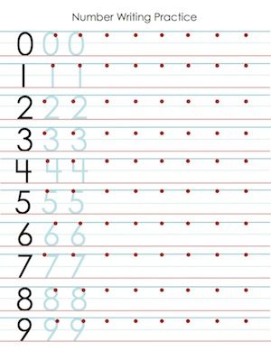 Number Writing Practice Sheet Number Writing Practice, Number Writing, Writing Practice Sheets, Preschool Writing, Numbers Preschool, School Worksheets, Writing Numbers, Learning Numbers, Handwriting Practice