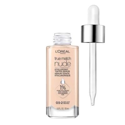 Tinted Serum, Loreal True Match, Serum Foundation, Hyaluronic Serum, Mineral Pigments, Foundation Makeup, Beauty Products Drugstore, Skin Serum, No Foundation Makeup