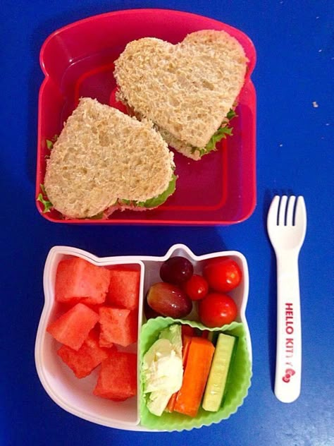 Ham Cheese Sandwiches, Ideas De Lunch, Tuna Sandwiches, Fun Kid Lunch, Kids Lunch Box Meals, Sandwiches Lunch, Baby Lunch, Preschool Lunch, Easy Toddler Meals