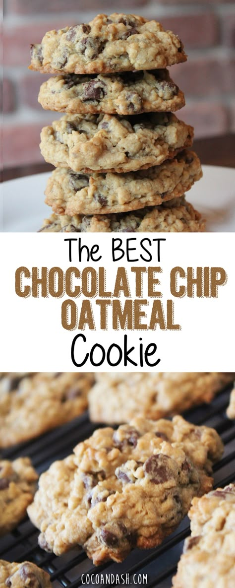 Chocolate Chip Oatmeal Cookies, Slow Cooker Desserts, Oatmeal Chocolate Chip, Best Chocolate Chip, Oatmeal Cookie, Oatmeal Chocolate, Best Chocolate Chip Cookie, Oatmeal Chocolate Chip Cookies, C Is For Cookie