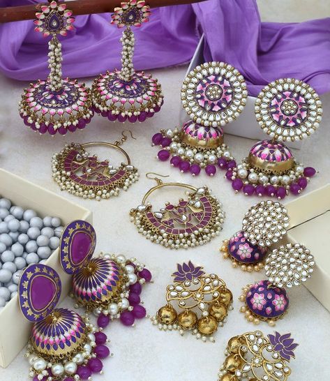 Purple beaded jewelry