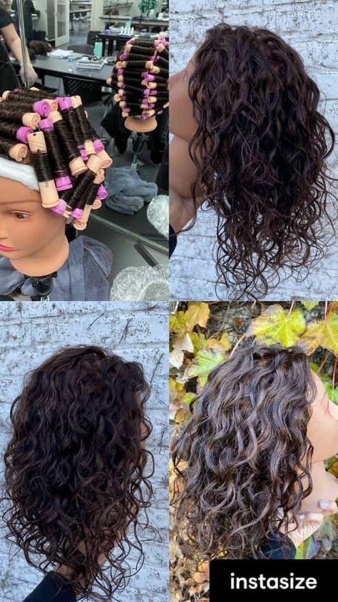 Perms For Medium Hair, Spiral Perm Long Hair, Loose Curl Perm, Permanent Curls, Hair Routine Curly, Perm Curls, Curled Hairstyles For Medium Hair, Long Hair Perm, Cheveux Oranges