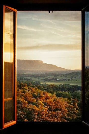 beautiful window view An Open Window, Mountains And Trees, A Room With A View, Room With A View, Window View, Open Window, Through The Window, Umbria, Oh The Places Youll Go