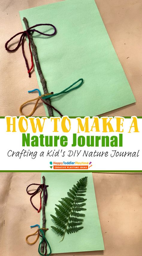 How to Make A DIY Nature Journal for Kids Exploring Nature Activities For Kids, Outdoor Arts And Crafts For Kids, Nature Art Journal Ideas, Nature Classroom Activities, How To Make A Nature Journal, Nature Crafts For Middle School, Nature Enrichment Activities, Outdoor Lessons For Elementary, Summer Nature Crafts For Kids