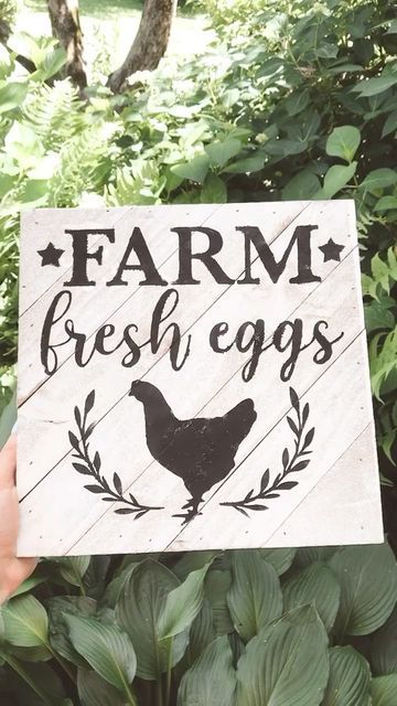 Egg Signs Diy, Farm Fresh Eggs Sign Printable Free, Farm Fresh Eggs Sign, Fresh Eggs Sign, Printable Signs Free, Adhesive Shelf, Handmade Signs, Farm Fresh Eggs, Farm Signs