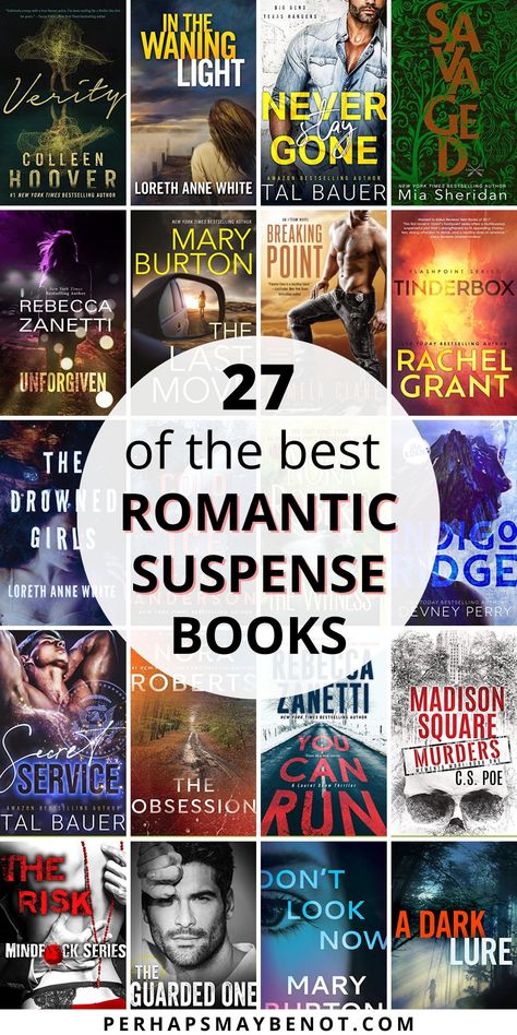 For your next spine-tingling romantic suspense, check out this curated list filled with some truly chilling must-reads #books #bestbooks #bookstoread #suspense #romance #romancebooks Suspense Romance Books Thrillers, Psychological Thriller Romance Books, Romance Thriller Books, Suspense Romance Books, Romantic Thriller Books, Best Romantic Books, Mystery Romance Books, Spicy Romance Books, Romance Book Recommendations