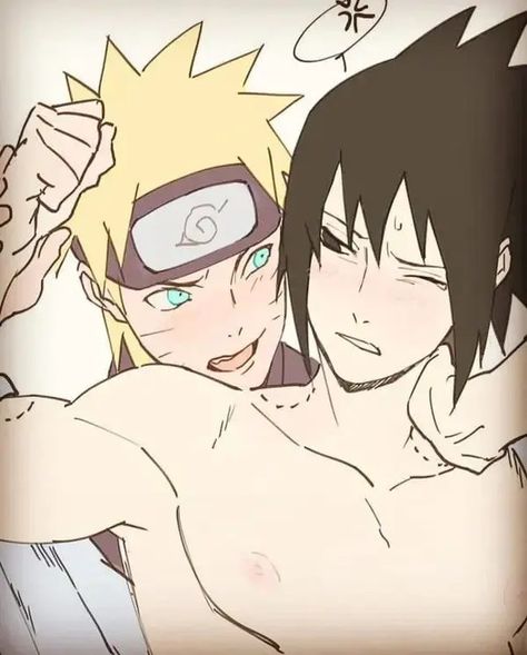 Sasuke And Naruto Love, Naruto And Sasuke Kiss, Sasuke And Naruto, Menma Uzumaki, Naruto Vs Sasuke, Sasuke Naruto, Kakashi Sensei, Naruko Uzumaki, Sasuke X Naruto