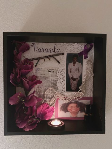 Diy Memorial Shadow Box Ideas, Shadow Box For Passed Loved Ones Diy, Shadow Box Memorial Ideas, Memorial Shadow Box Ideas Mothers, Memorial Shadow Box Ideas Dads, Shadow Box For Passed Loved Ones, Shadow Box Ideas Memorial, Tribute To Grandma, Memorial Shadow Box Ideas