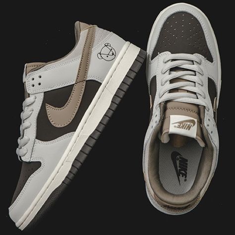 Nike Dunk Sb Low Retro White Brown Casual Sneakers Nike Jordan Brown, Nike Dunks Low Men, Brown Nike Shoes, Nike Sb Low, Nike Dunk Low Off White, Nike Sneakers Mens, Sb Dunks, Air Jordan Nike, All Nike Shoes