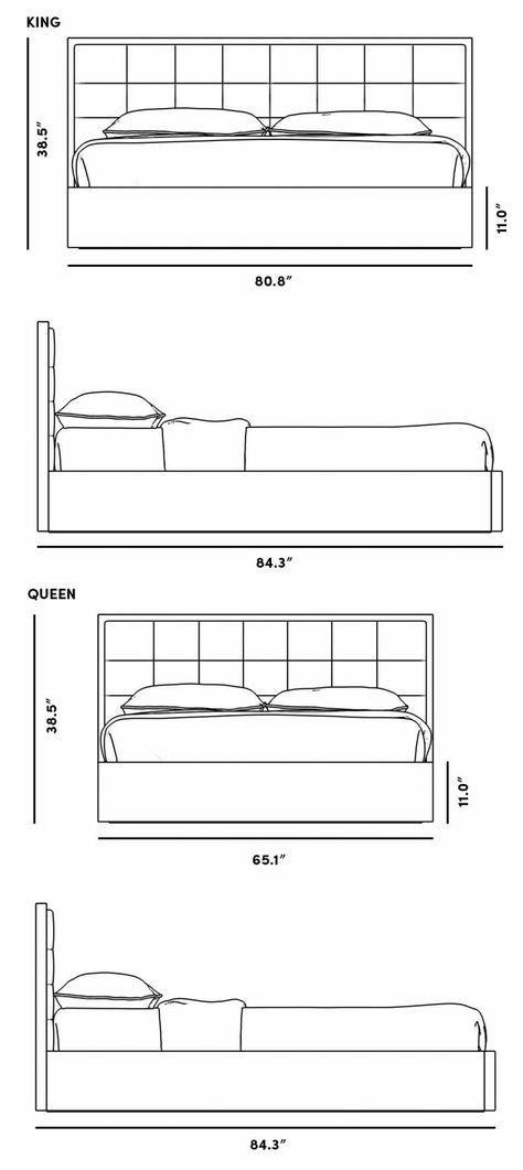 Dimensions for Charlotte Storage Bed Bedroom Furniture Layout, Queen Sized Bedroom, Bathroom Dimensions, Modern Bed Frame, Leather Headboard, Bedroom Dimensions, Bathroom Red, Classic Office, Bed Dimensions