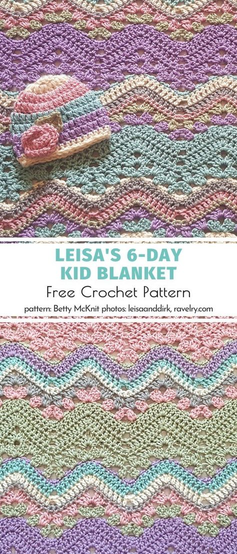 6 Day Kid Blanket, Kid Blanket, Best Baby Blankets, Roving Yarn, Crochet Baby Blankets, Blanket Ideas, Manta Crochet, Baby Afghans, Kids Blankets