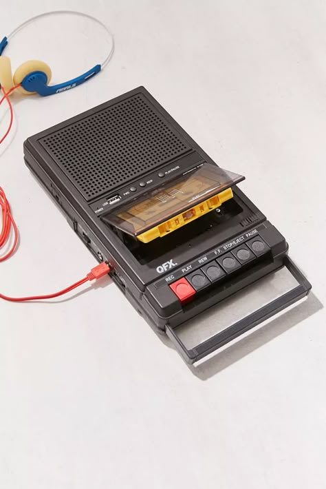 Cassette Tape Recorder, Bluetooth Record Player, Cassette Audio, Retro Tech, Retro Gadgets, Cassette Recorder, Tape Recorder, Cassette Player, Record Players