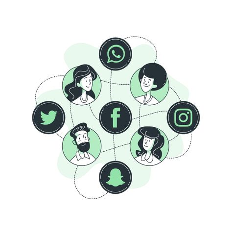 Social Network Movie, Social Network Icons, Communication Illustration, Social Media Art, Png Illustration, Media Communication, Internet Art, Social Media Community, Isometric Illustration