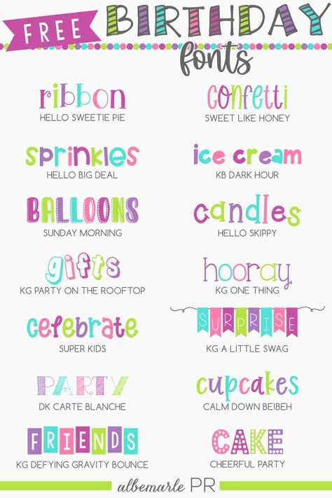 Free Birthday Fonts Hand Lettering Fonts Markers, Banner Font Design, Free Fonts For Canva, Outline Fonts Free, Creative Fabrica Fonts, Fun Fonts Free, Silhouette Invitations, Free School Fonts, Cute Free Fonts