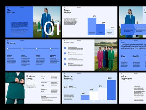 Prista - Pitch Deck Template FREE by Dhika Supangestu on Dribbble Presentation Design Professional, Modern Slide Design, Slide Deck Design Presentation, Pitch Deck Presentation Design, Data Presentation Design, Pitch Deck Design Inspiration, Brand Pitch Deck, Business Pitch Presentation, Slide Deck Design