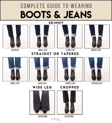 style of booties is perfect to wear under straight, tapered, and wide-leg jeans. If you booties aren’t fitted Mode Edgy, Boots And Jeans, Ankle Boots With Jeans, Straight Leg Jeans Outfits, How To Wear Ankle Boots, Look Boho Chic, Look Jean, Types Of Jeans, Jeans Outfit Summer