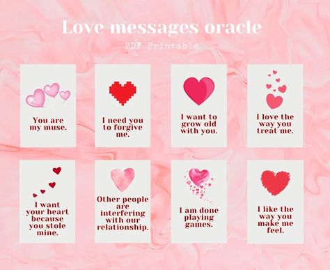 Oracle Cards Messages, Notes For Boyfriend, Love Notes For Boyfriend, Ig Design, Tarot Guidebook, Messages From Heaven, Tarot Design, Love Oracle, Tarot Interpretation