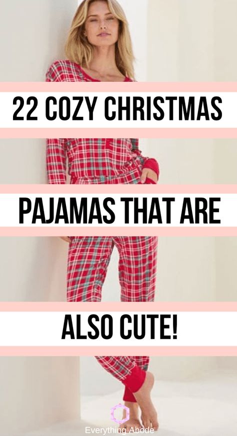 22 Cozy Christmas Pajamas That Are Also Cute! Christmas Pj Party Outfit, Christmas Pajama Party Outfit, Pj Party Outfit, Christmas Pajamas Photoshoot, Christmas Pajamas Aesthetic, Pajama Party Outfit, Holiday Pajamas Women, Lazy Christmas, Cute Christmas Pajamas