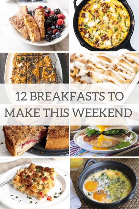 Weekend Breakfast Recipes, Easy Weekend Breakfast, Popular Breakfast Recipes, Classic Breakfast, Family Breakfast, Sunday Breakfast, Weekend Breakfast, Things To Make, Recipes To Make