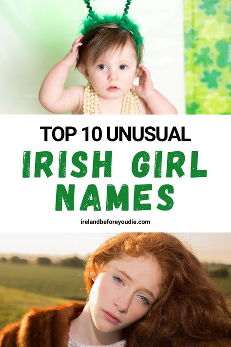 Looking for something a little bit different? Check out our list of the most unusual Irish girl names around! #girlnames #Irishnames #Irishgirlnames Gaelic Names And Meanings, Irish Girl Names And Meanings, Irish Names And Meanings, Irish Female Names, Irish Last Names, Irish Baby Girl Names, Irish Girl Names, Irish Name, Gaelic Names