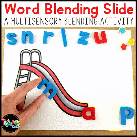 Phonics Games Kindergarten, Blending Sounds Activities, Sound Blending, Blend Sounds, Decoding Activities, Multisensory Phonics, Blends Activities, Phonological Awareness Activities, Phonics Blends