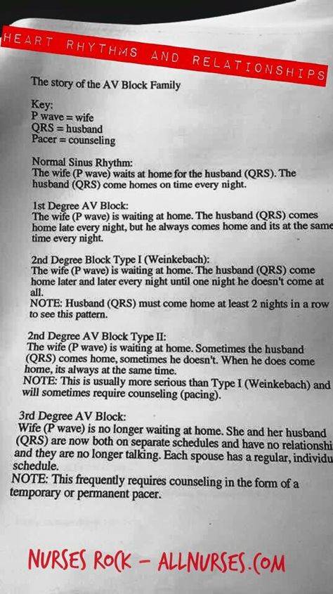 Heart block poem Nursing Cheat, Nursing Mnemonics, Cardiac Nursing, Pa School, Critical Care Nursing, Nursing School Survival, Nursing Life, Nurse Rock, Nursing School Studying