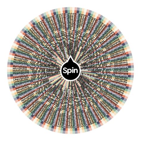 Phobia Wheel | Spin the Wheel - Random Picker Things To Do When I Am Bored, Aesthetic Wheel Spinner, Wheel Of Questions, Oc Wheel Challenge, Oc Things To Do, Spin The Wheel Ideas, Spin The Wheel Oc Challenge, Random Things To Write, Oc Spin The Wheel