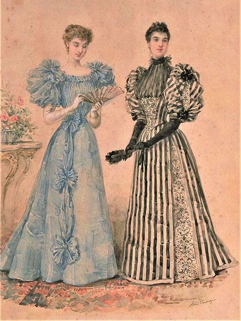 1880 Fashion Plate, 1901 Fashion Plate, 1894 Fashion Plate, Fashion Plates Victorian, Vintage Fashion Plates, 1890 Fashion Plate, 1894 Fashion, 1890s Fashion Women, 1898 Fashion