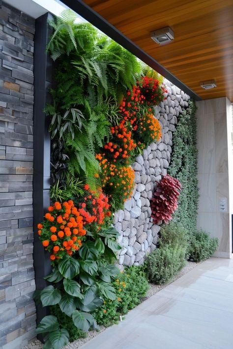 Vertikal Garden, Green Patio, Vertical Garden Indoor, Vertical Garden Design, Vertical Garden Wall, Tiered Garden, Garden Privacy, Tower Garden, Garden Indoor