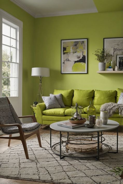 Get ready to experience the magic of Euphoric Lime (SW 6435) in your interior design routine! Elevate your space in 2024 with this vibrant hue. #Ad #homedecor #homedesign #wallpaints2024 #Painthome #interiorarchitecture Wall Colors Green Living Room Colors
Bright Living Room Colors
Apartment Renovation
Living room Remodeling
Modern Paint Colors
2024 Lime Walls Living Room, Lime Green Living Room, Lime Green Room, Bright Green Walls, Bright Living Room Colors, Colorful Living Room Bright, Mint Green Room, Green Room Design, Paint Colors 2024