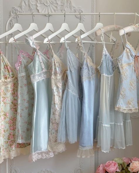 violette’s vintage lingerie. (@violettewears) • Instagram photos and videos Cute Pajamas, Princess Aesthetic, Clothes Rack, Vintage Lingerie, Mode Vintage, Dream Clothes, The Clothes, Look Fashion, Girly Things