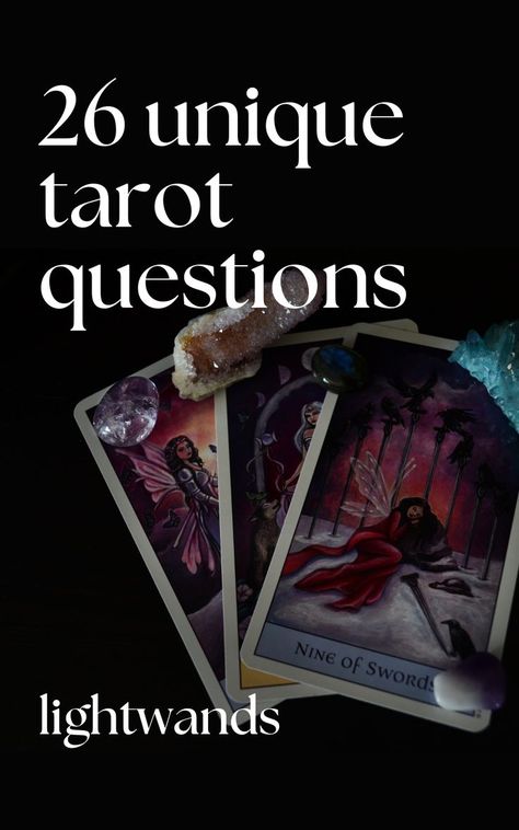 Questions To Ask Tarot Cards, Tarot Beginner, Tarot Questions, One Card Tarot, Beginner Reader, Love Questions, Tarot Magic, Tarot Tips, Tarot Card Readers