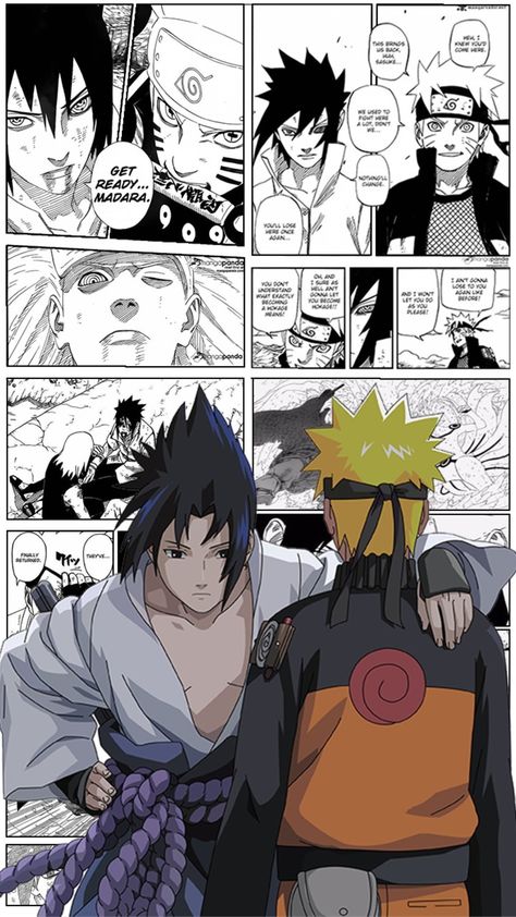 Naruto Comic Art, Naruto Poster Hd, Naruto Comic Wallpaper, Naruto Manga Collage, Naruto And Sasuke Wallpaper Aesthetic, Naruto Manga Poster, Manga Wallpaper Naruto, Itachi Manga Wallpaper, Sasuke And Naruto Manga