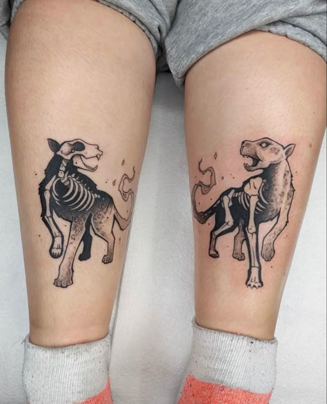 Dog Skeleton Tattoo, Make Piercing, Tattoos That Mean Something, Tattoo Sleeve Ideas, Skeleton Tattoo, Dog Skeleton, Wicked Tattoos, Skeleton Tattoos, Friday 13th