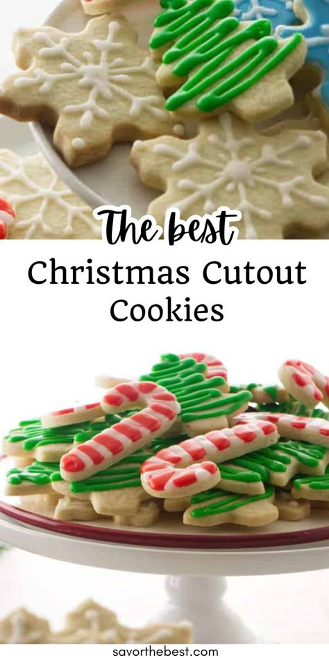 This time of year seems to bring the baker out in everyone, and this easy, Christmas Cutout Cookie recipe will likely become your go-to sugar cookie, whether you’re a baking aficionado or novice. These cookies are sweet, soft, buttery goodness, and most importantly… they hold their shape! Christmas Cutouts Cookies, Cutout Cookie Recipe, Christmas Cutout Cookie Recipe, Shaped Cookies Recipe, Cookies With Brown Sugar, Sugar Cookie Cutout Recipe, Best Homemade Cookies, Soft Sugar Cookie, Cutout Cookie