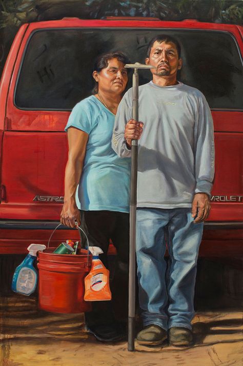 Latino Art, Mexican Culture Art, Grant Wood, American Gothic, Chicano Art, Ap Art, Trailer Park, Mexican Culture, November 11