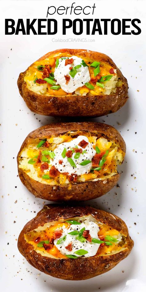 Oven Baked Potato Making Baked Potatoes In The Oven, Seasoned Baked Potatoes In The Oven, Back Potatoes Recipes, How To Bake Potatoes In Oven In Foil, Diy Baked Potato, Quick Baked Potatoes In The Oven, Baked Jacket Potatoes In The Oven, Baked Potatoes In Oven No Foil, Bake Sliced Potatoes In Oven