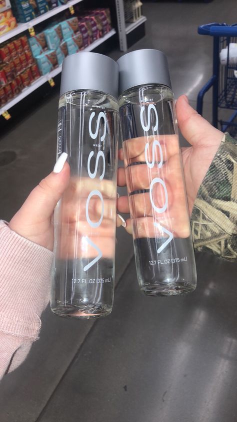 #vosswater #voss #meijer #aesthetic #mood #water #drinks #coffee #mypic #follow Voss Water Bottle, Voss Water, Voss Bottle, Plastic Water Bottle, Water Bottle, Drinks, Water